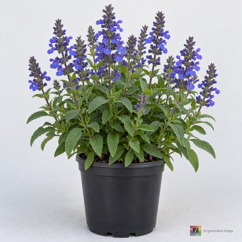 AI-generated image: Salvia n. 'Sensation Deep Blue Improved' PPAF