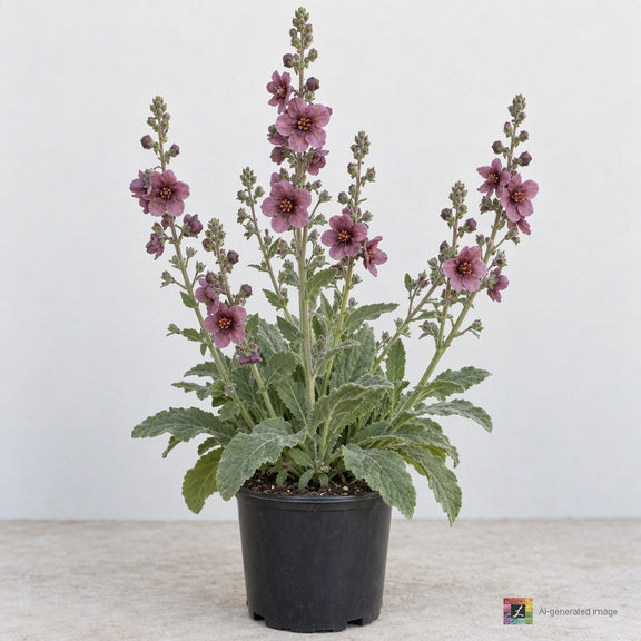 AI-generated image: Verbascum 'Plum Smokey' PP16156