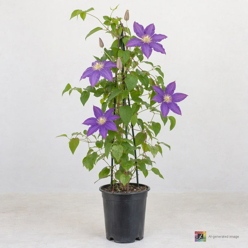AI-generated image: VINE Clematis 'Assorted