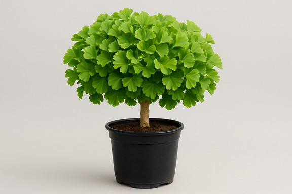 Ginkgo b. 'Mariken' in a 3 gallon