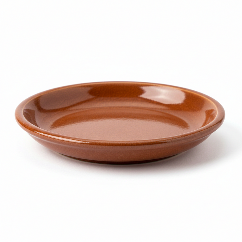 SAUCER, GLAZED ROUND 9"